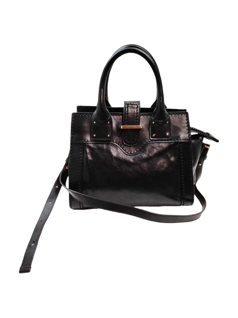 Black Leather Chloe Bag